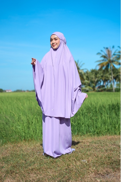 Telekung Tyara Indigo